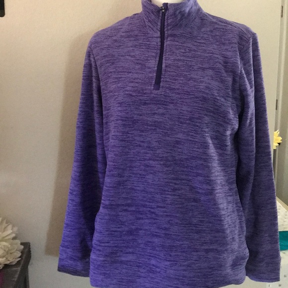 Jockey Tops - Jockey Long Sleeve Shirt Lilac Purple Sz L